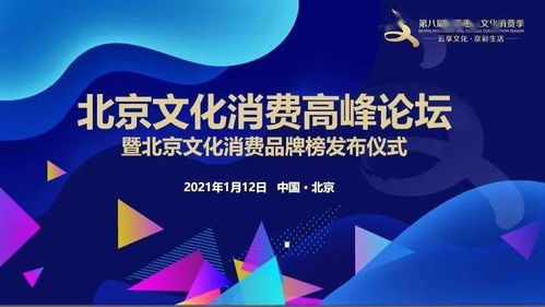 北京文化消費高峰論壇 零點視角下的北京文化消費季與數(shù)字文化創(chuàng)意內容應用服務
